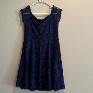 Off the shoulder skater dress